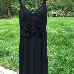 Tahari black dress with built in bra.